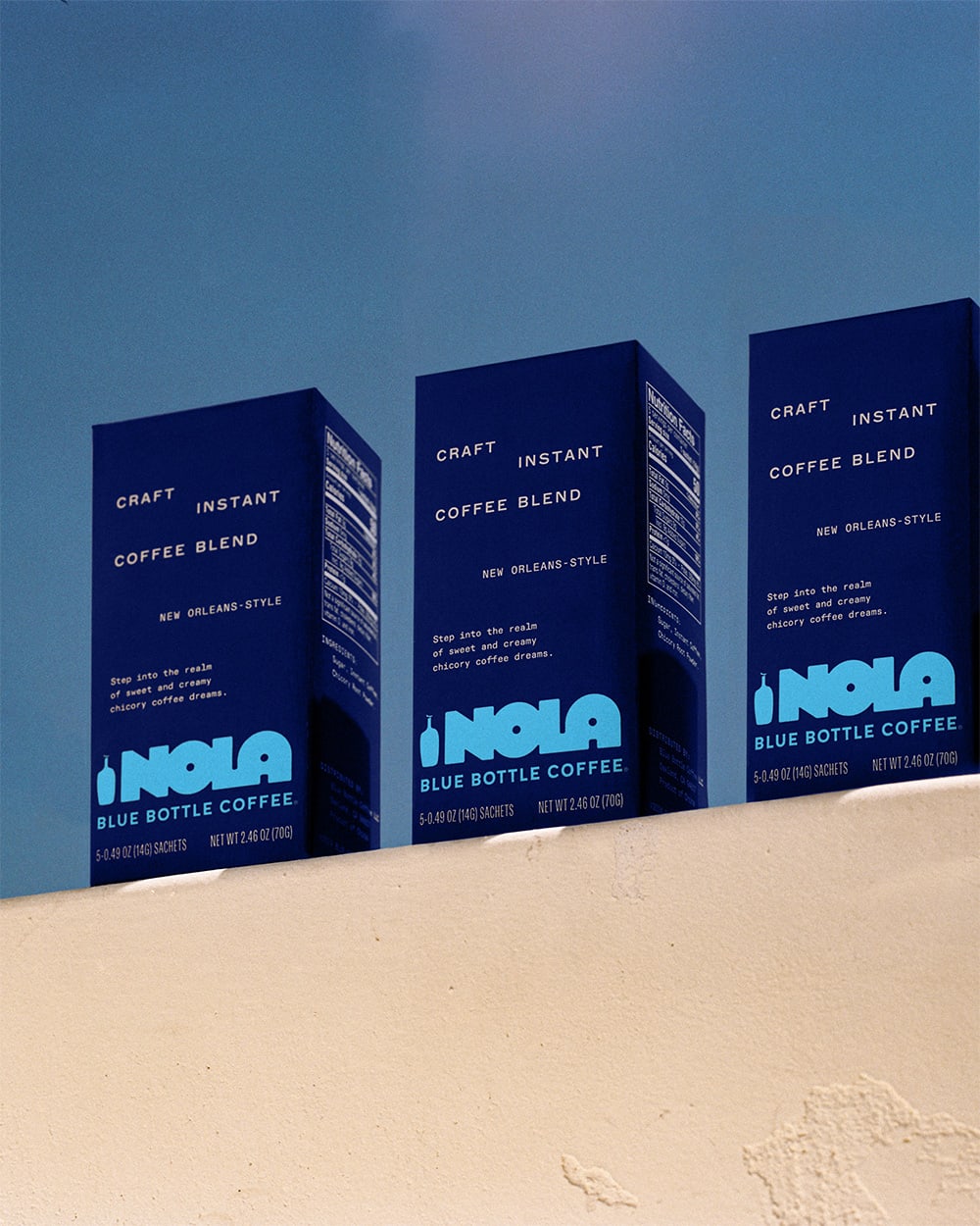 Three Boxes Of Instant New Orleans Style Coffee With 5 Packets Of three-boxes-of-instant-new-orleans-style-coffee-with-5-packets-of